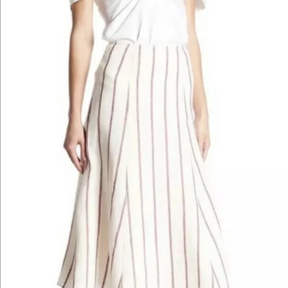 - Theory Linen skirt